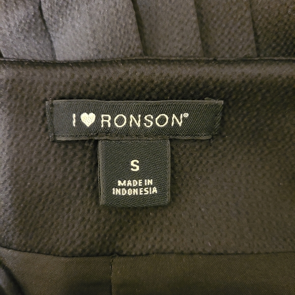 I HEART RONSON black accordion pleated dress - Picture 9 of 10